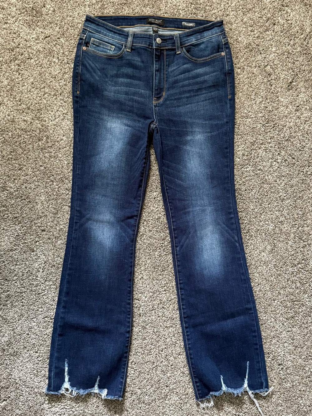 Judy Blue Distressed Bootcut Jeans JB82519DK Size 13/31